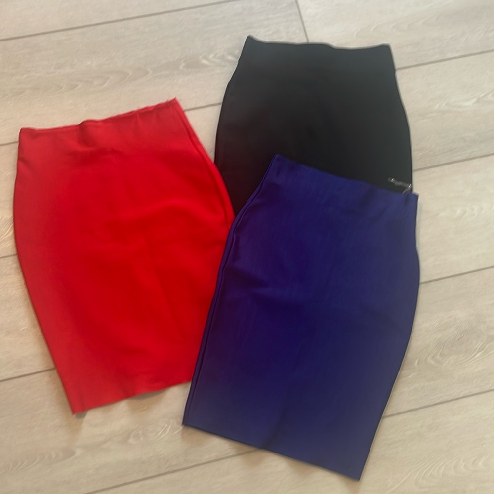 All 3! Amazing condition wow couture body con skirts, and barely used. ￼